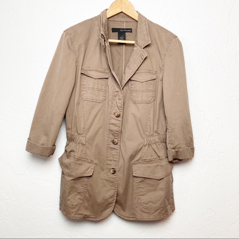 Calvin Klein Jeans long sleeve utility jacket L
